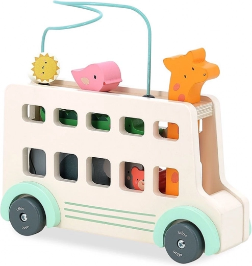 Autobús de madera para animales de Sarah Betz
