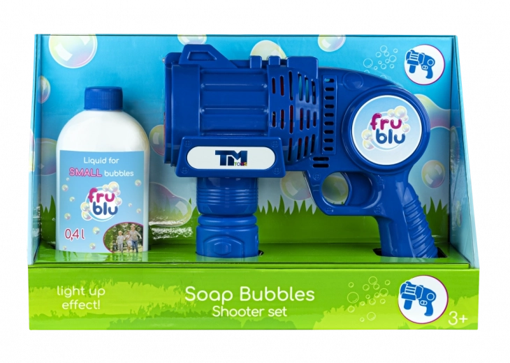 Pistola de burbujas Fru Blu con recarga de 0,4 l