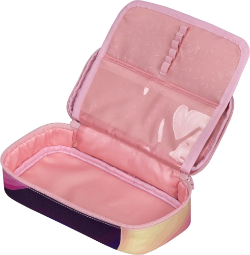 Práctico estuche y bolsa de gimnasia en el mismo diseño