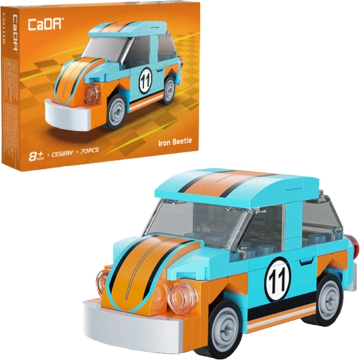 Construcción CaDA coche Iron Beetle 70 piezas