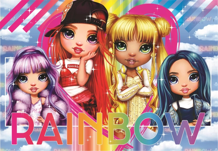 Puzzle Clementoni Rainbow High de 180 piezas
