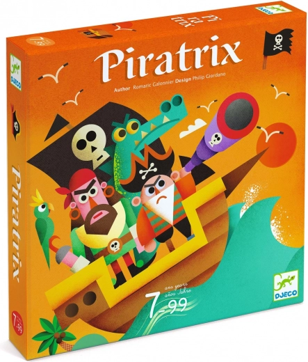 Piratrix juego de mesa para niños con piratas