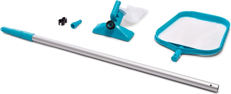 Kit de limpieza de piscina con aspirador y red INTEX