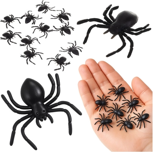 Arañas de plástico decorativas RUHHY 10 uds