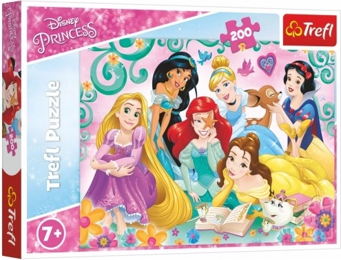 Trefl rompecabezas de 200 piezas – alegre mundo de princesas