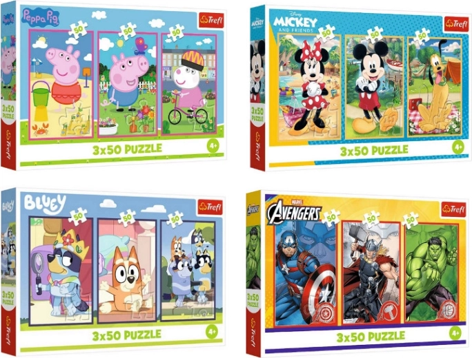 Puzzle 3×50 piezas – motivo aleatorio