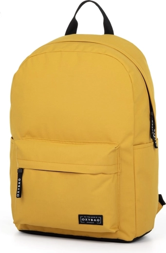 Mochila estudiantil OXYBAG runner amarilla