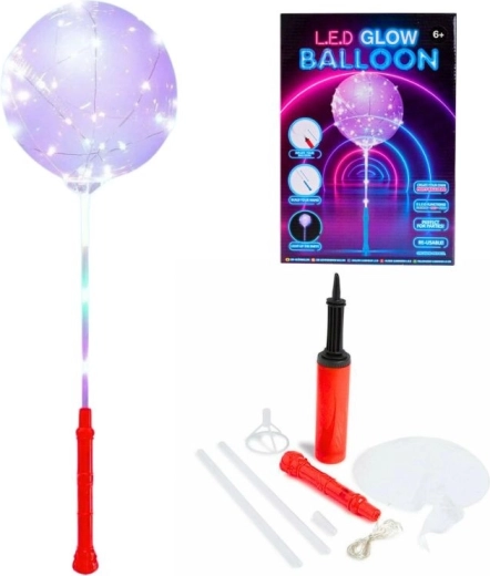 Globo inflable Glow con luz LED a pilas