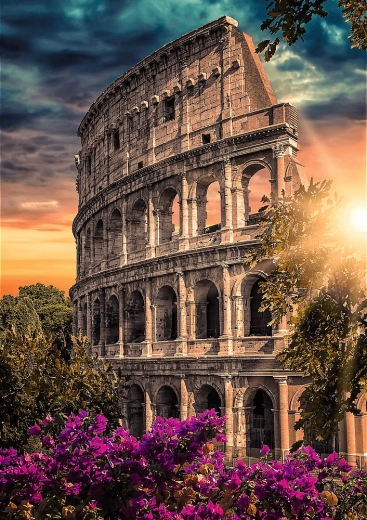 Puzzle Trefl Premium Plus Photo Odyssey: Coliseo en Roma – 1000 piezas
