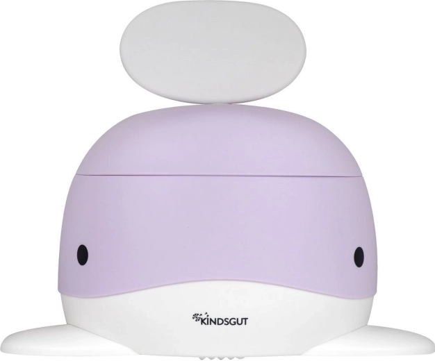 Orinal infantil Kindsgut con forma de ballena en violeta claro