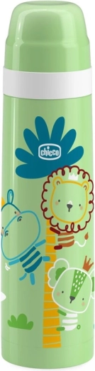 Termo Chicco verde con dibujos 500 ml