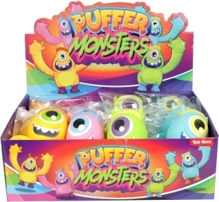 Monstruo antiestrés de goma para apretar con slime de 11 cm - 1 unidad