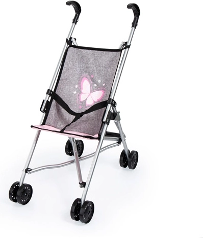 Cochecito para muñecas Bayer Buggy gris