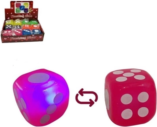Cubo luminoso de 4 cm - 1 unidad