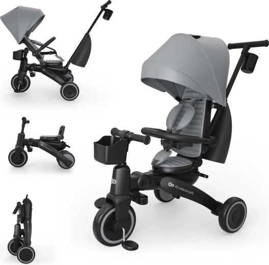 Triciclo Kinderkraft Jazz 3 grey