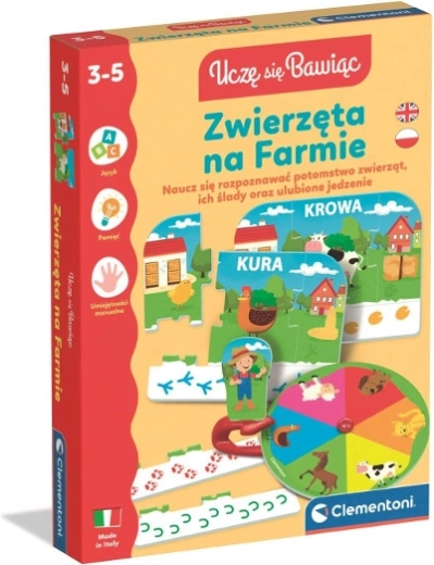 Animales en la granja – juego educativo para niños