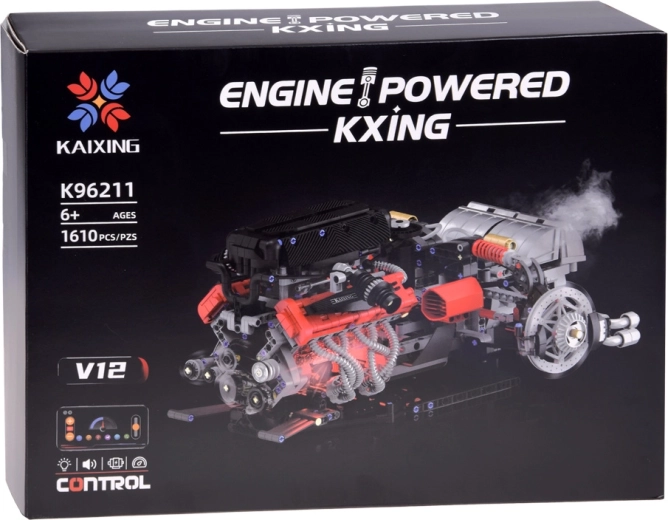 Kit de construcción de 1610 piezas en embalaje para regalo