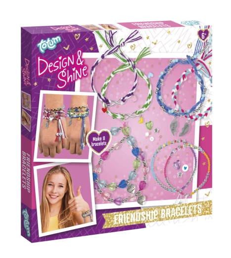 Set creativo para hacer pulseras de la amistad TOTUM Design & Shine
