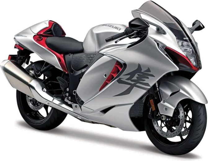 Modelo de motocicleta Maisto Suzuki Hayabusa 2022 1:12