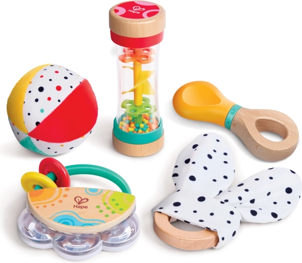 Set sensorial de juguetes 5 en 1 para bebés Hape