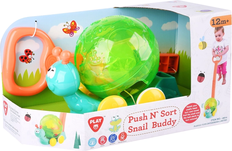 PlayGo caracol con botones – set de juego interactivo