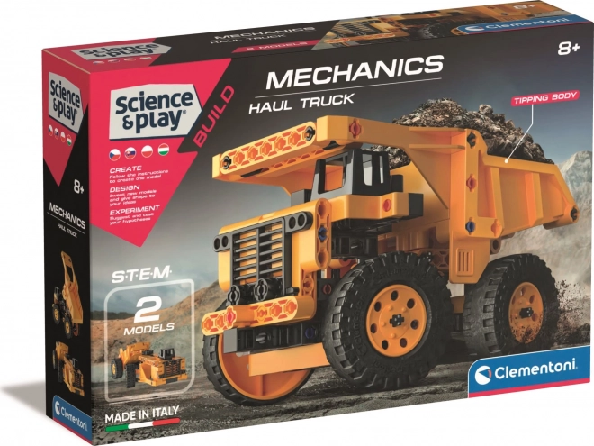 Clementoni Science & Play laboratorio mecánico – vehículos mineros 2 en 1