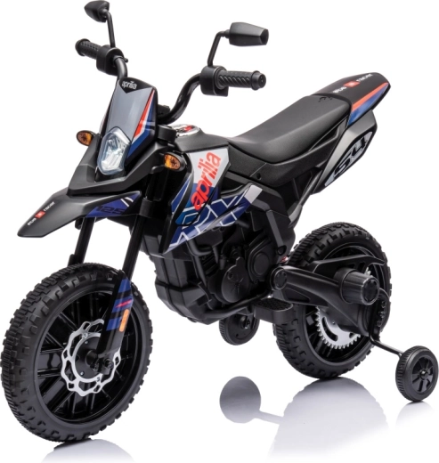 Motocicleta eléctrica infantil APRILIA RX azul