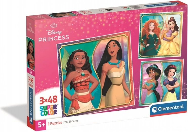 Puzle Disney Princesas 3x48 piezas