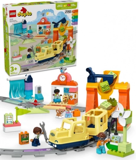 LEGO® DUPLO® 10428 Gran tren comunitario interactivo