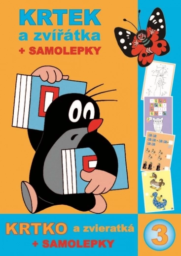 Libro de actividades A4 – Krtek y animalitos