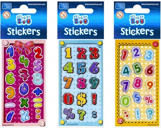 Pegatinas con borde plateado StickerBoo - 1 unidad