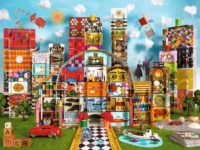 Puzzle Ravensburger La casa fantástica de Eames 1500 piezas