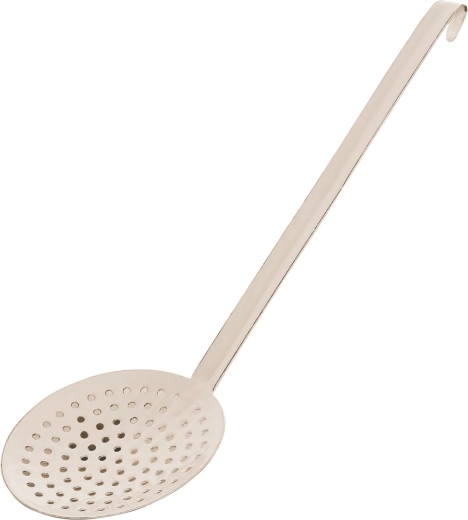 Espumadera esmaltada perforada Silesia color crema