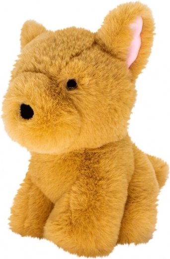 Perro de peluche marrón 27 cm