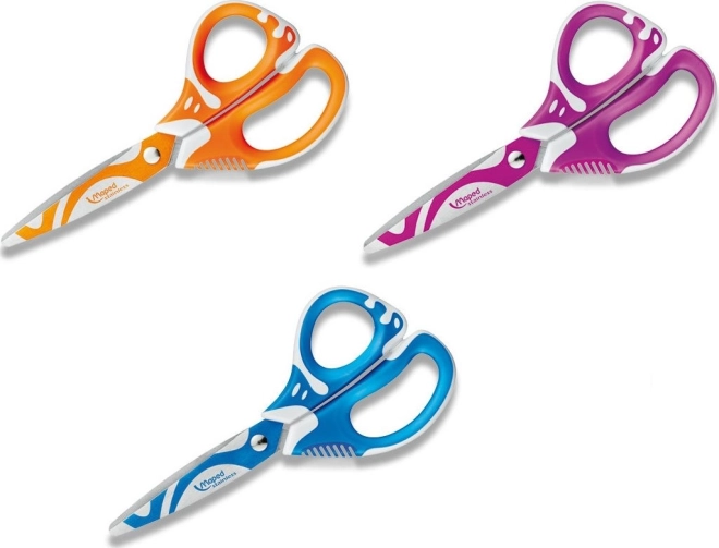 Tijeras MAPED Zenoa Fit 13 cm para principiantes (mix de colores)