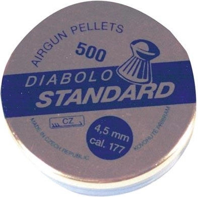 Plomos para pesca Diabolo 4,5 mm, 500 uds