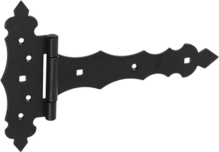 Bisagra decorativa negra 200 × 50 × 170 × 2,5 mm