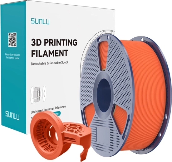 Filamento PETG mate de alta velocidad Sunlu naranja
