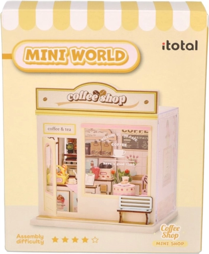 i-Total Mini diorama DIY cafetería para montar tú mismo