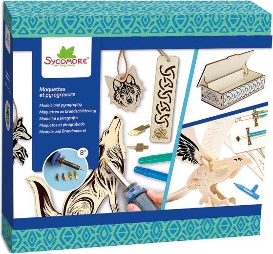 Lovely box – pirografía: ornamentos celtas