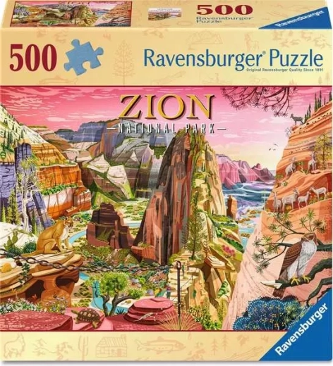 Puzzle Ravensburger Parque Nacional Zion 500 piezas
