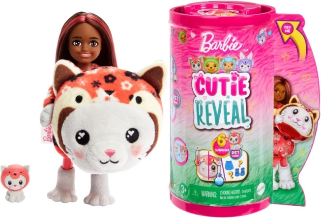 Muñeca Barbie Cutie Reveal Chelsea Gatito - Panda