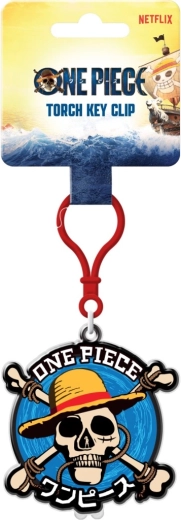 Llavero One Piece con linterna Straw Hat Crew Icon