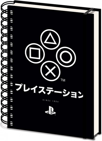 Bloc de anillas A5 PLAYSTATION Onyx