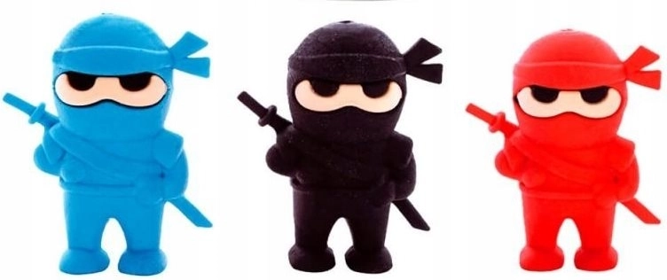 Goma de borrar Astra Ninja, 1 ud. (mix de colores)
