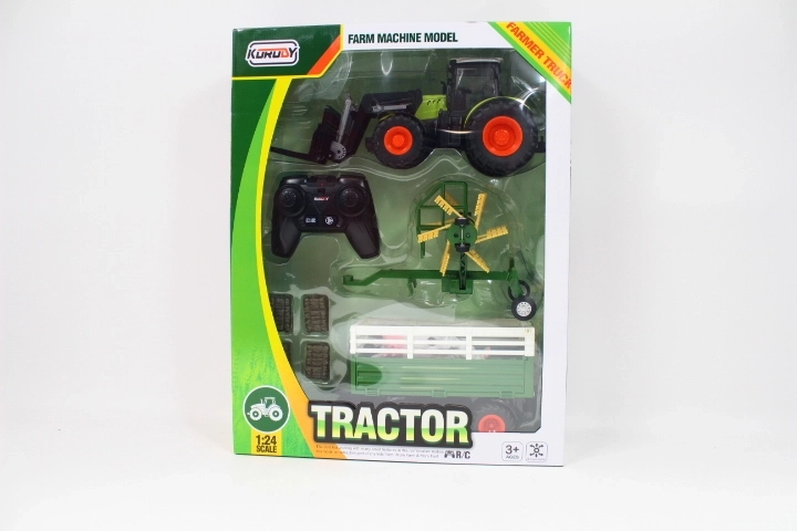 Tractor teledirigido Dromader con remolque
