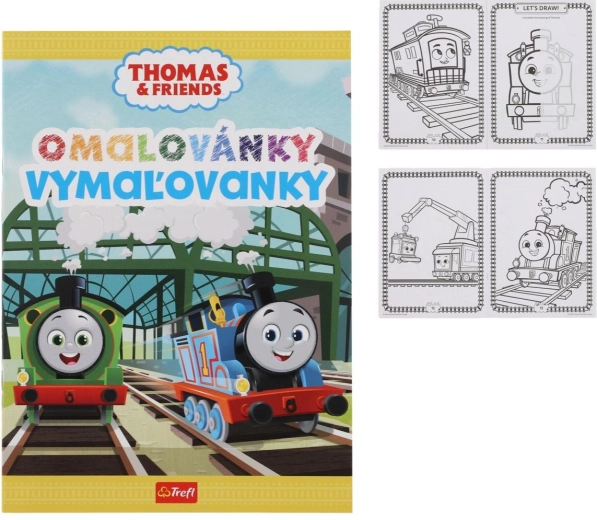 Libro para colorear La locomotora Thomas