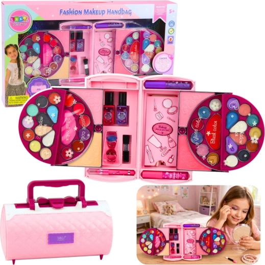 Neceser cosmético infantil para maquillaje y uñas