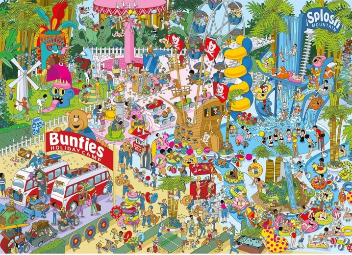Puzzle Jokesaws: Trouble in Paradise 1000 piezas