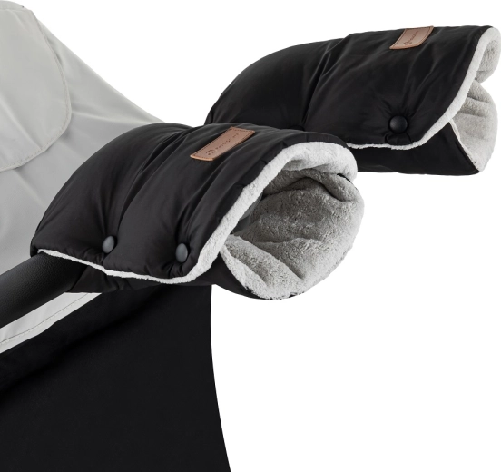 Petite&Mars manoplas para cochecito Jasie ink black